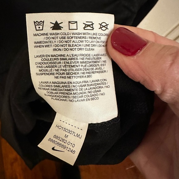 Nike Pro HyperWarm Vixen Top Women Black Snake Print Pullover Mock Neck Athletic - Picture 4 of 9